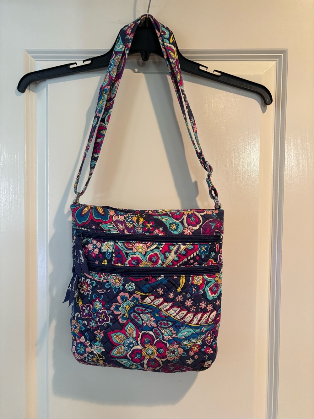 Vera Bradley x Disney Mickey Minnie Floral Hipster Crossbody Bag Retired